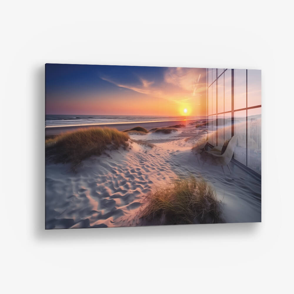 Beach Dunes Glas & Canvas