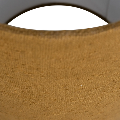 Loft vloerlamp metaal/bouclé naturel 130xø30 cm