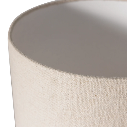 Loft vloerlamp metaal/bouclé naturel 130xø30 cm