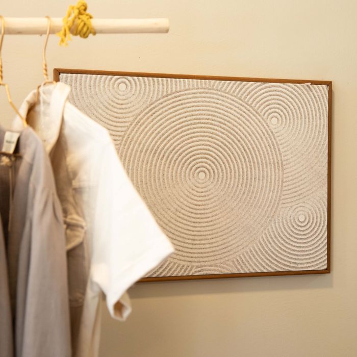 Eigen foto op textielframe