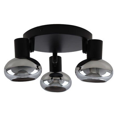 Design plafondspot zwart, Tanju