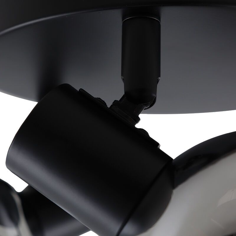 Design plafondspot zwart, Tanju