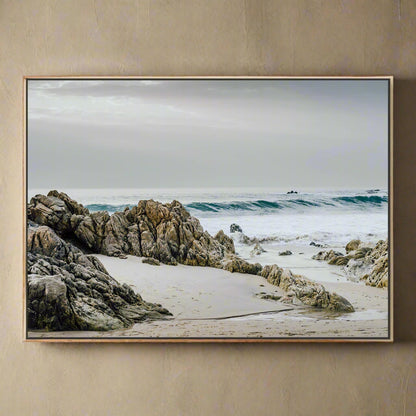 Beach Rocks Canvas Art