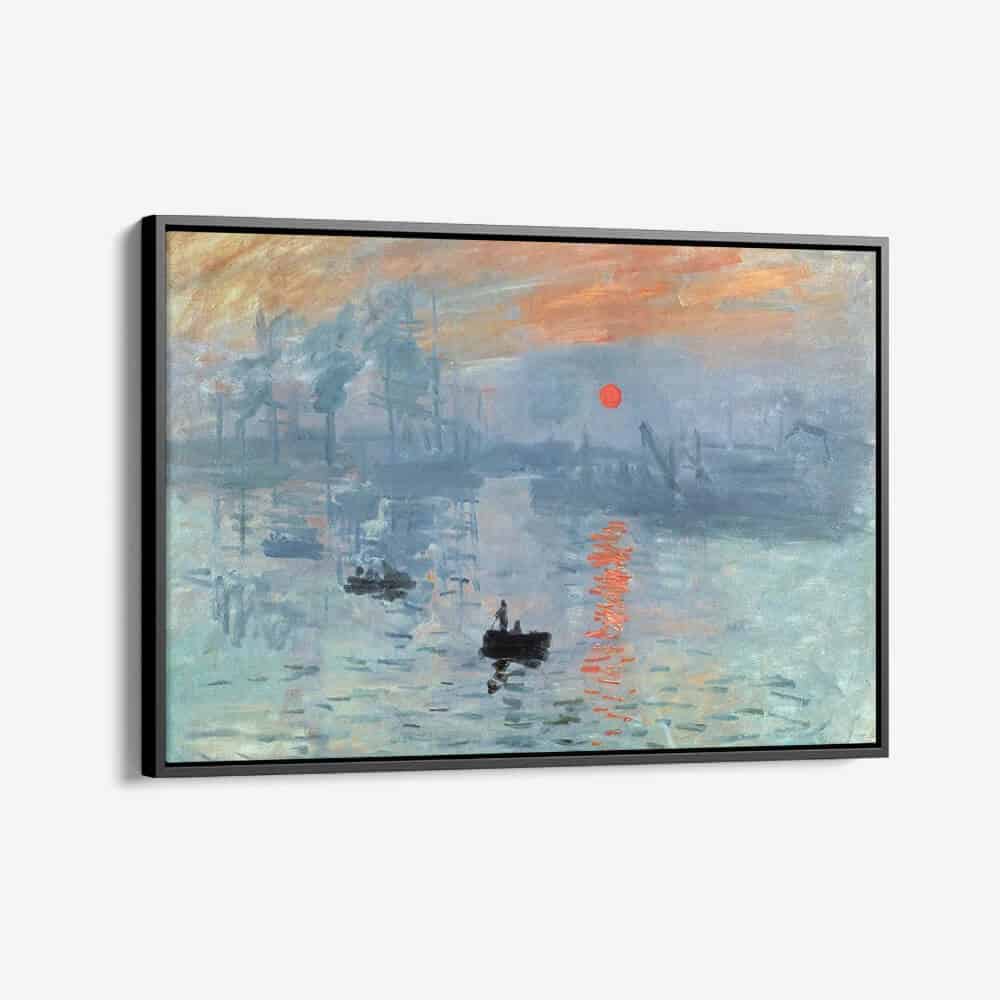 Claude Monet Glas & Canvas