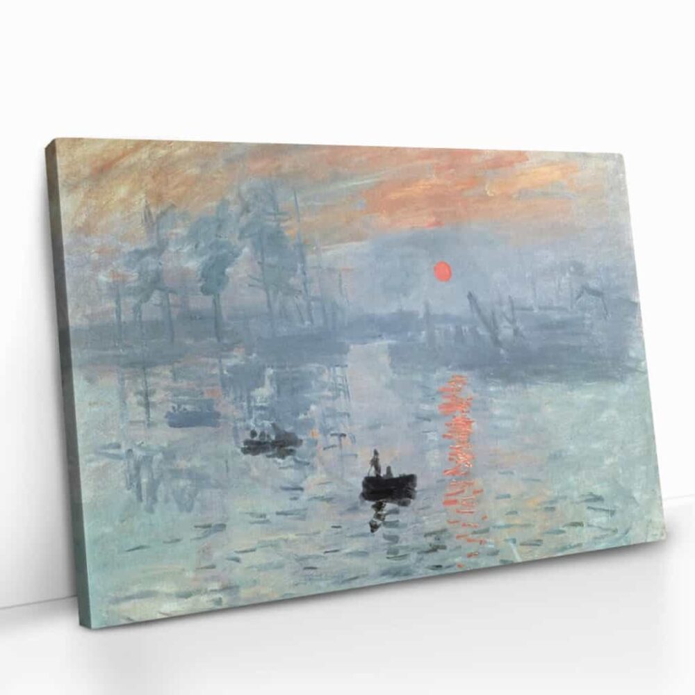 Claude Monet Glas & Canvas