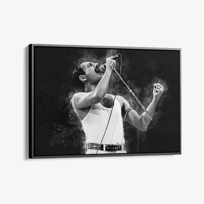 “Freddie Mercury” Glas & Canvas