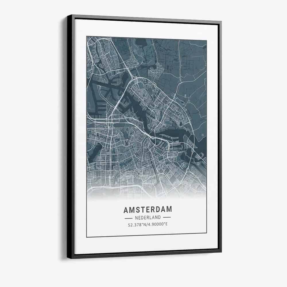 Amsterdam Donker Glas & Canvas