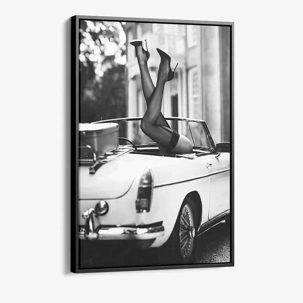 High Heels Classic Glas & Canvas