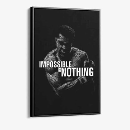 Impossible is Nothing - Glas & Canvas