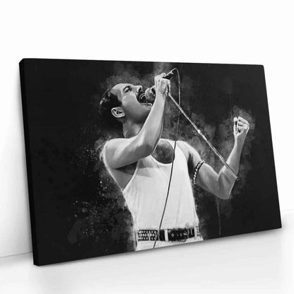 “Freddie Mercury” Glas & Canvas