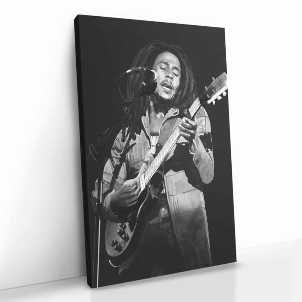 Bob Marley Glas & Canvas