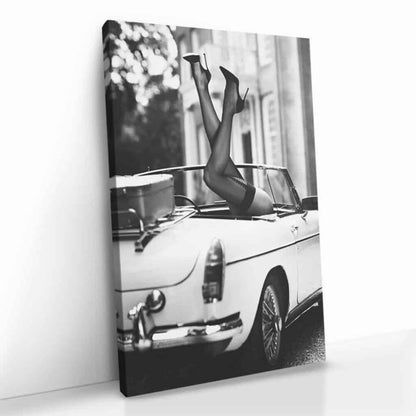 High Heels Classic Glas & Canvas