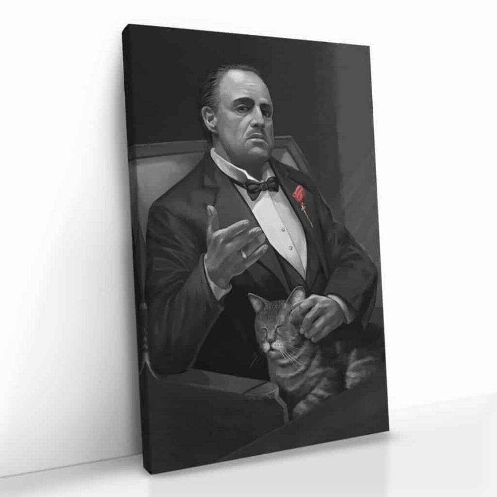 The Godfather Glas & Canvas