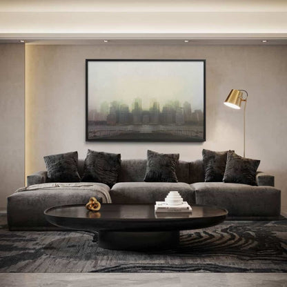 Delusional City Glas & Canvas