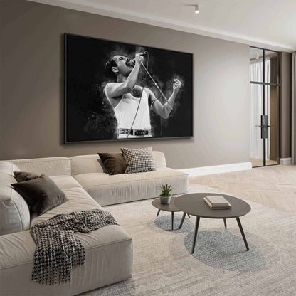 “Freddie Mercury” Glas & Canvas