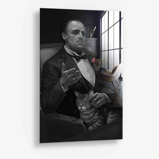 The Godfather Glas & Canvas