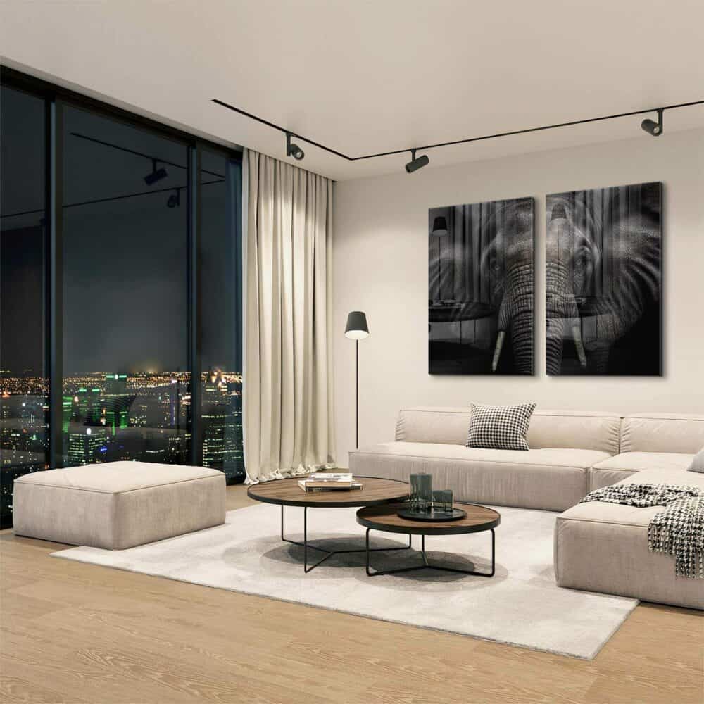 Bundle: "Elephant" (2x) – Glas & Canvas