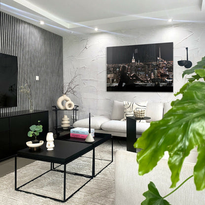 Manhattan Lady Glas & Canvas