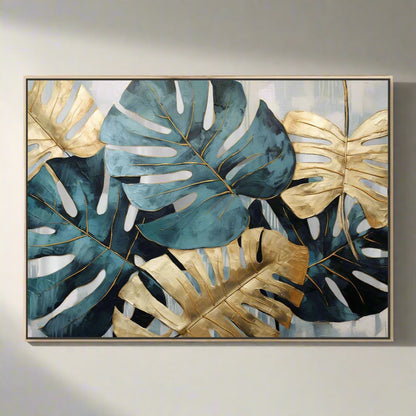 Monstera Palmen Canvas Kunst
