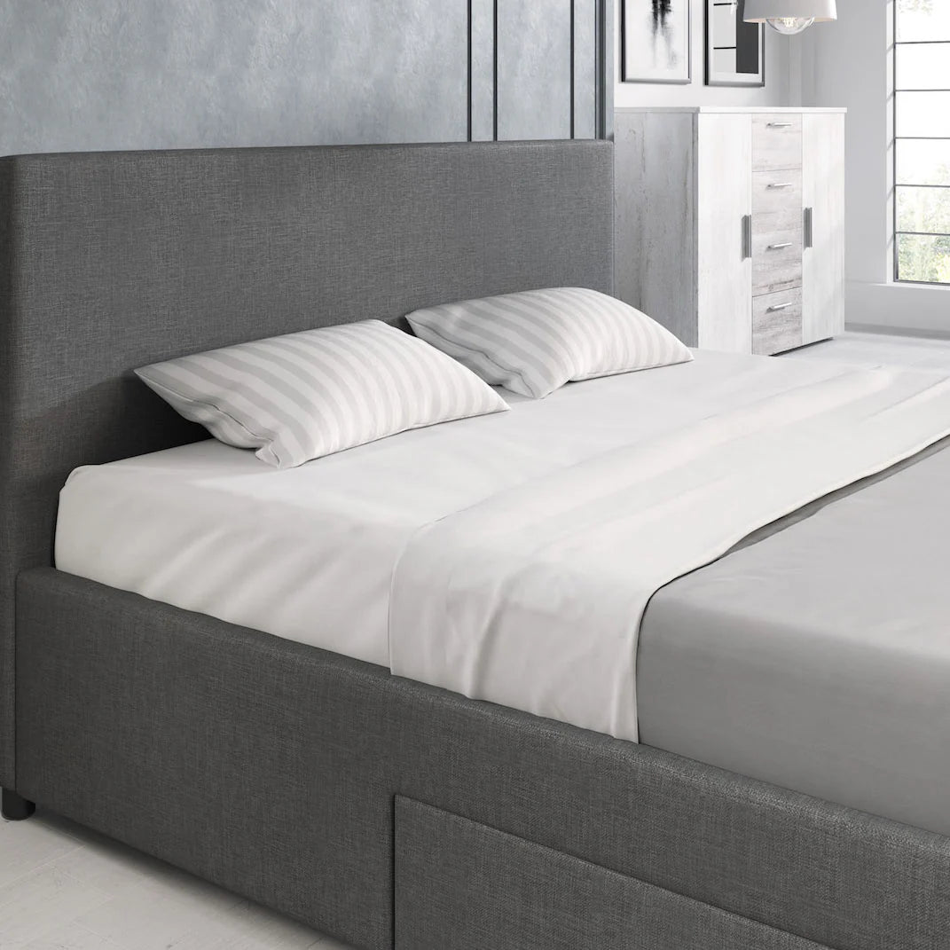 Suente Tweepersoonsbed met 4 lades