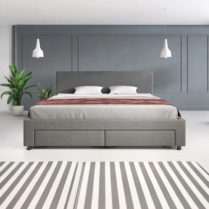 Suente Tweepersoonsbed met 4 lades