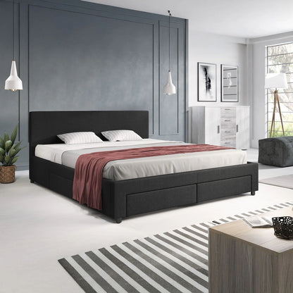 Suente Tweepersoonsbed met 4 lades