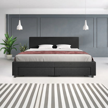 Suente Tweepersoonsbed met 4 lades