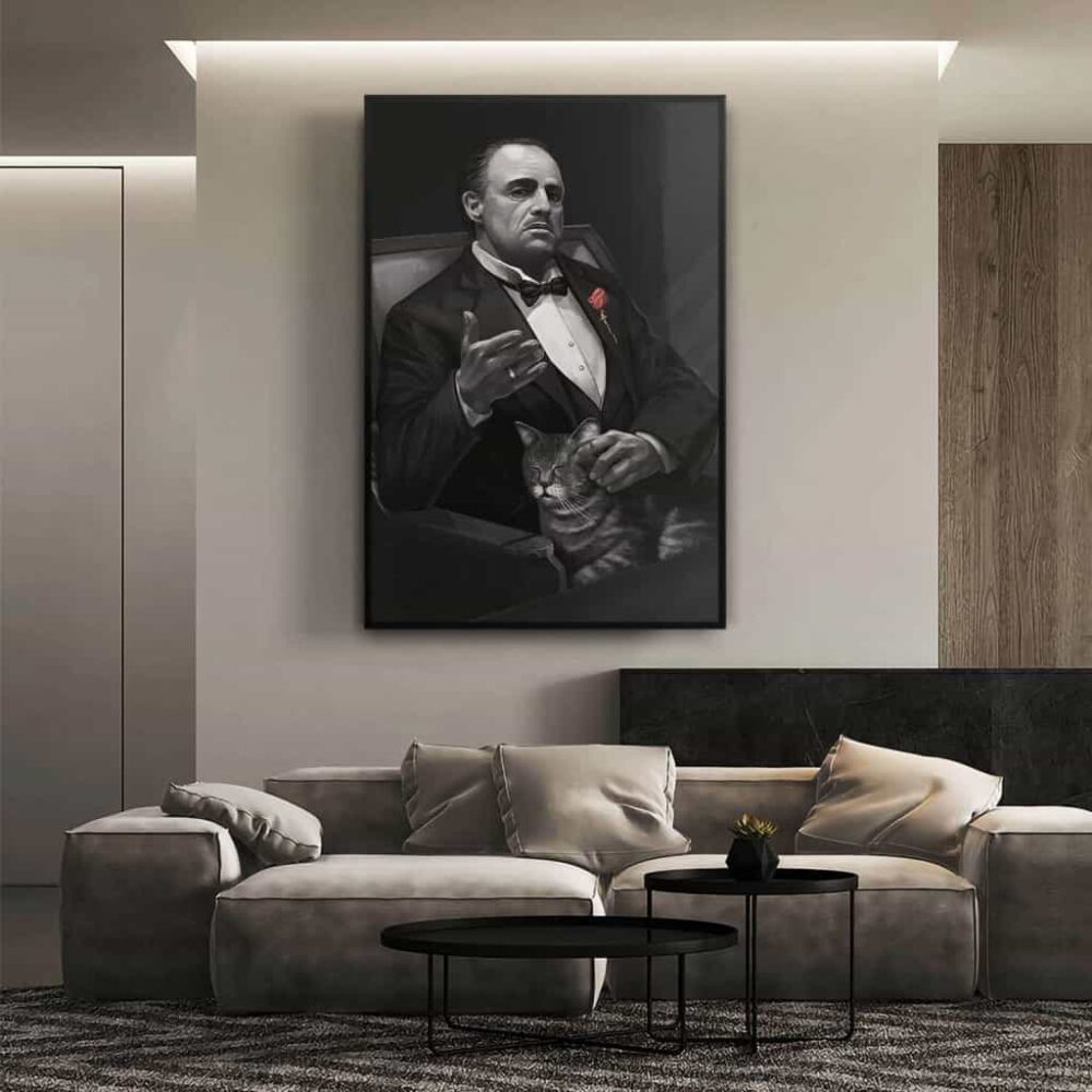 The Godfather Glas & Canvas