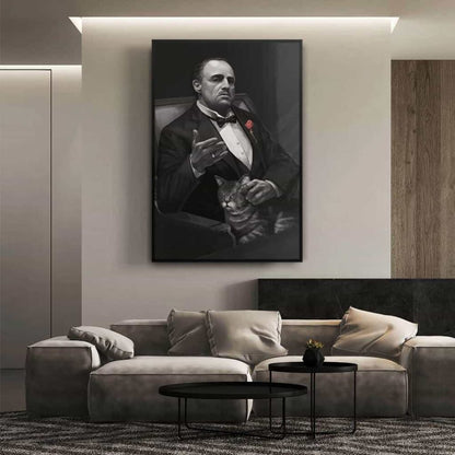 The Godfather Glas & Canvas