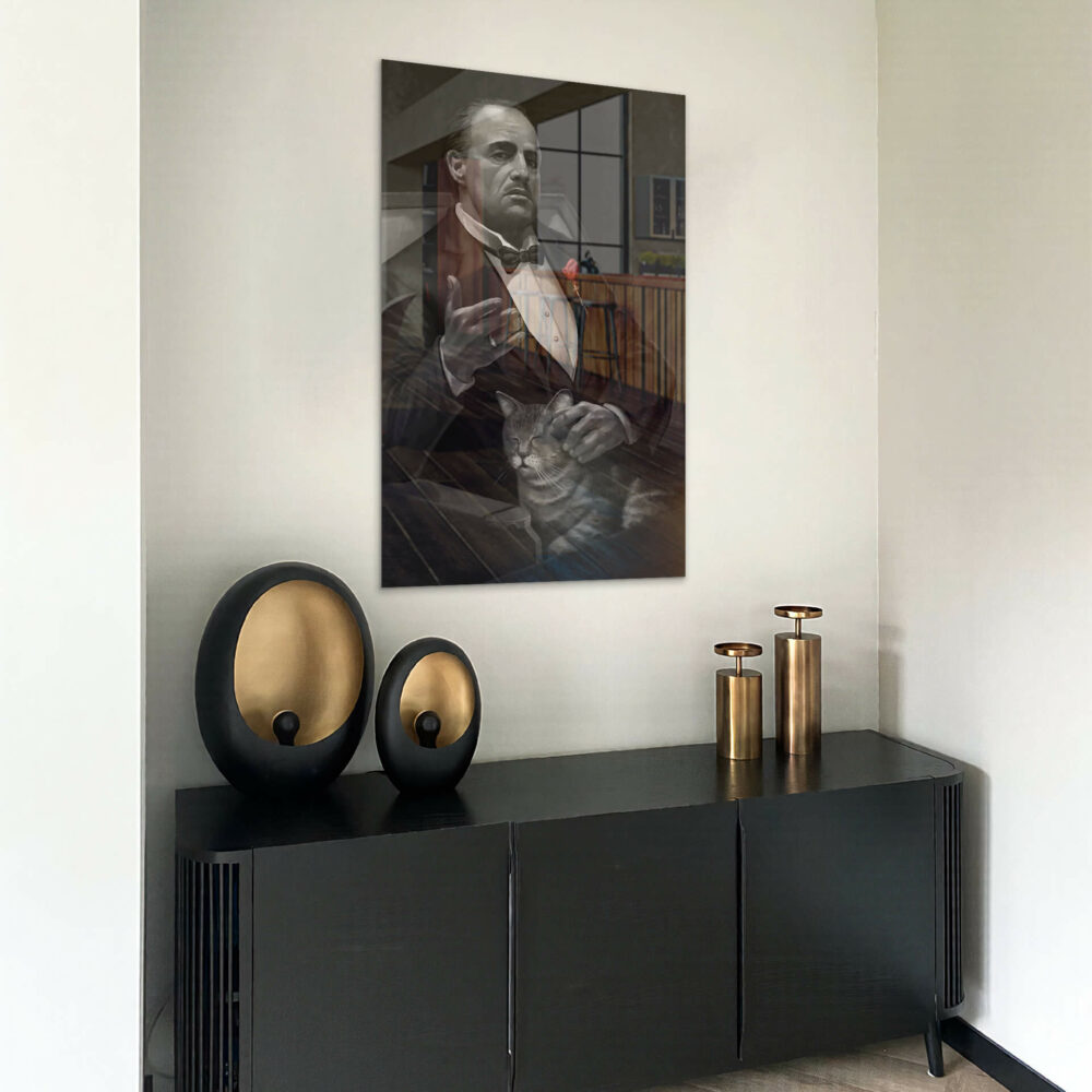 The Godfather Glas & Canvas