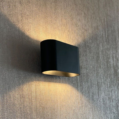 Moderne Rodigo wandlamp, zwart