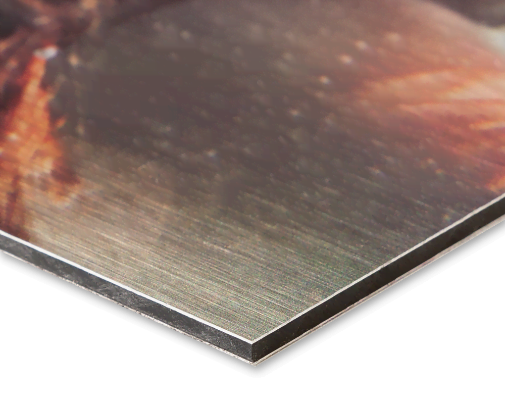 Eigen foto op aluminium