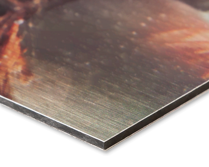 Eigen foto op aluminium