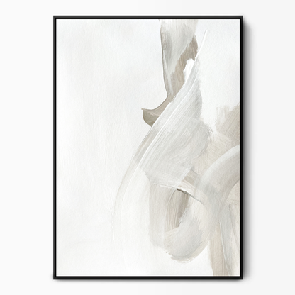 Naturel White Canvas Kunst