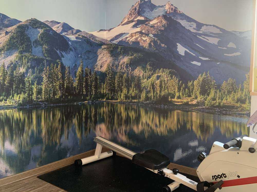 Fotobehang - bergen sneeuw