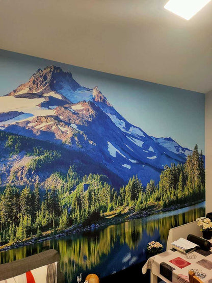 Fotobehang - bergen sneeuw