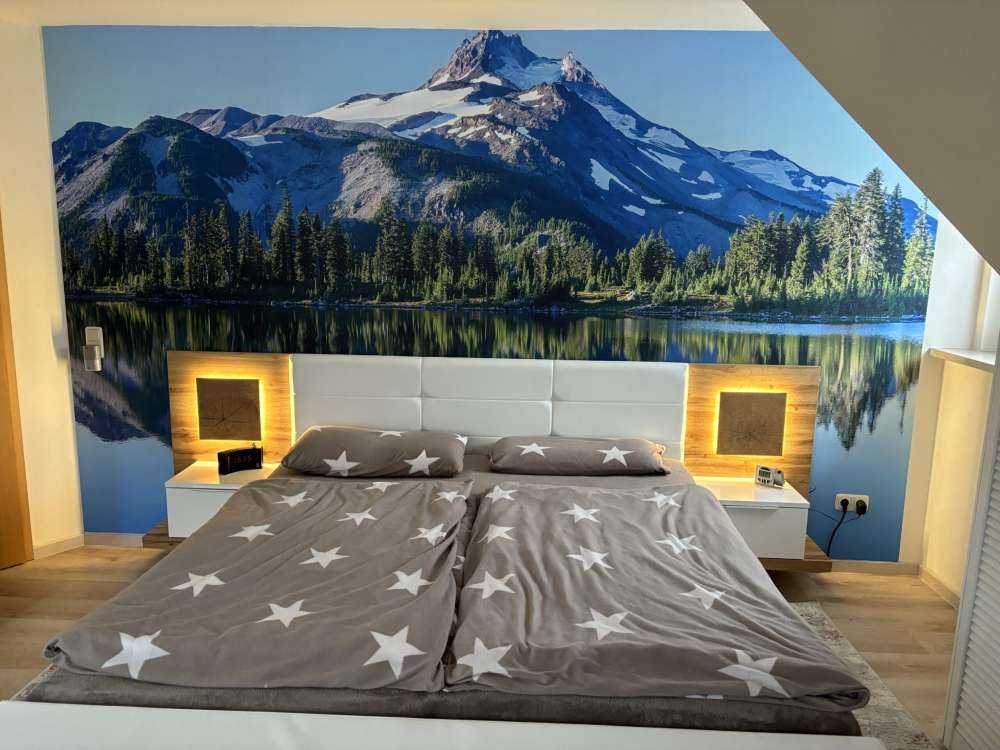 Fotobehang - bergen sneeuw