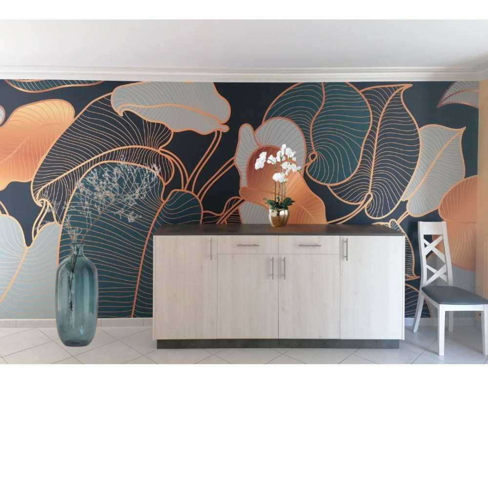 Fotobehang - Luxe gouden Art Deco