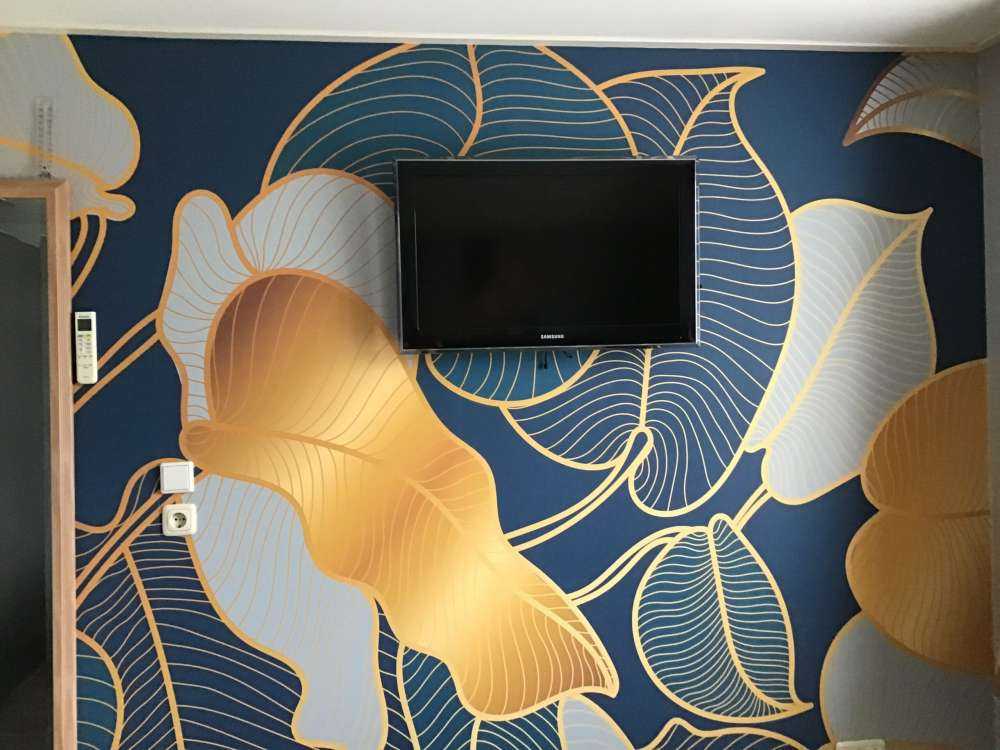 Fotobehang - Luxe gouden Art Deco