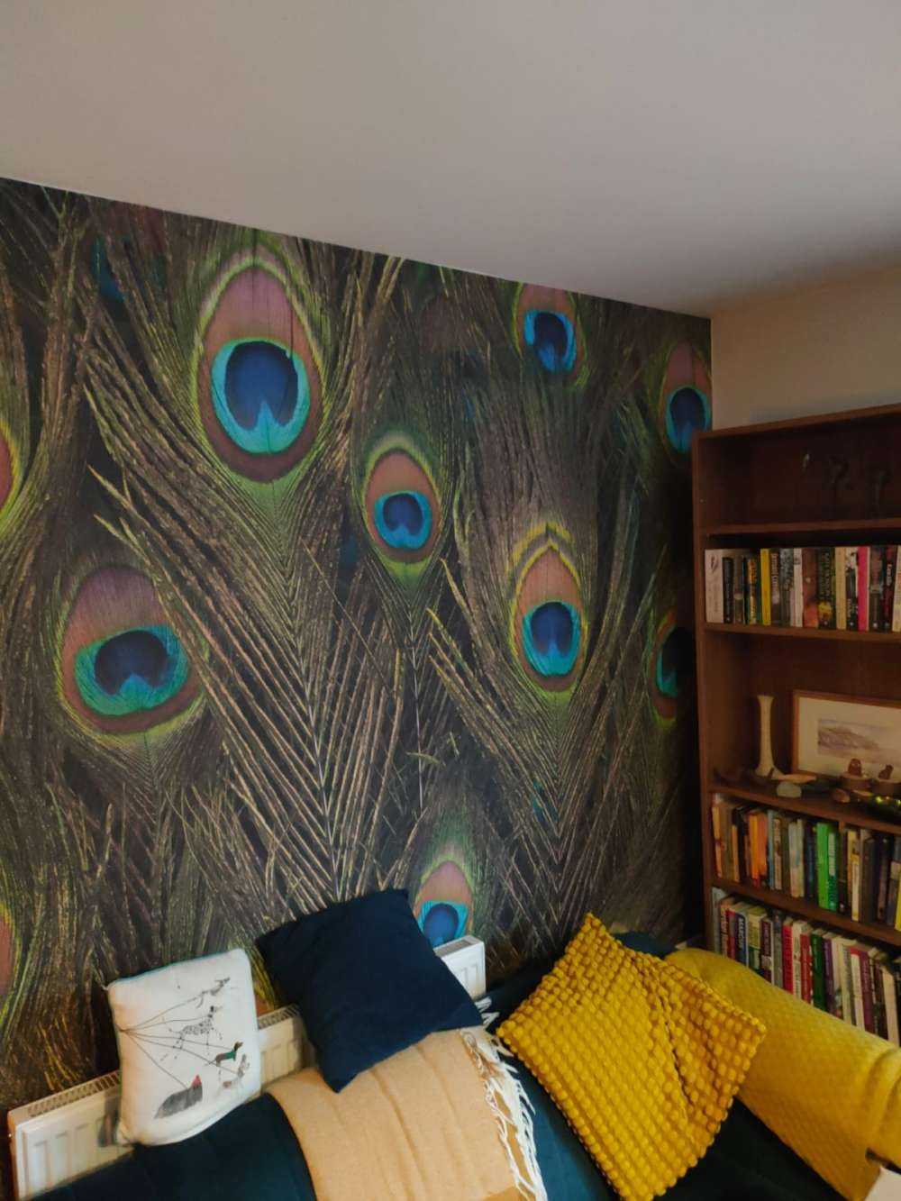 Fotobehang - Pauwenveren