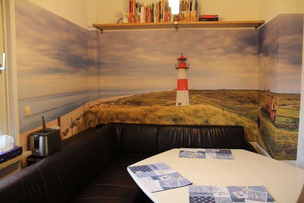 Fotobehang - Vuurtoren in de duinen