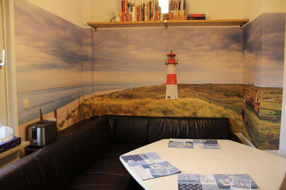 Fotobehang - Vuurtoren in de duinen
