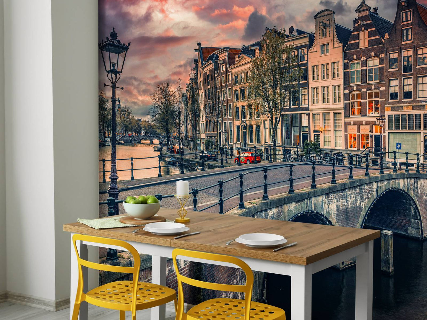 Fotobehang - Amsterdam canal