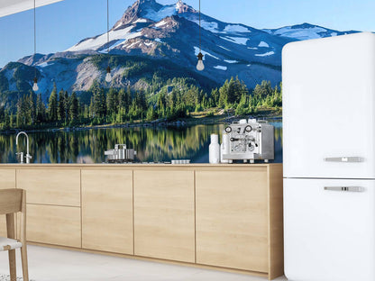 Fotobehang - bergen sneeuw