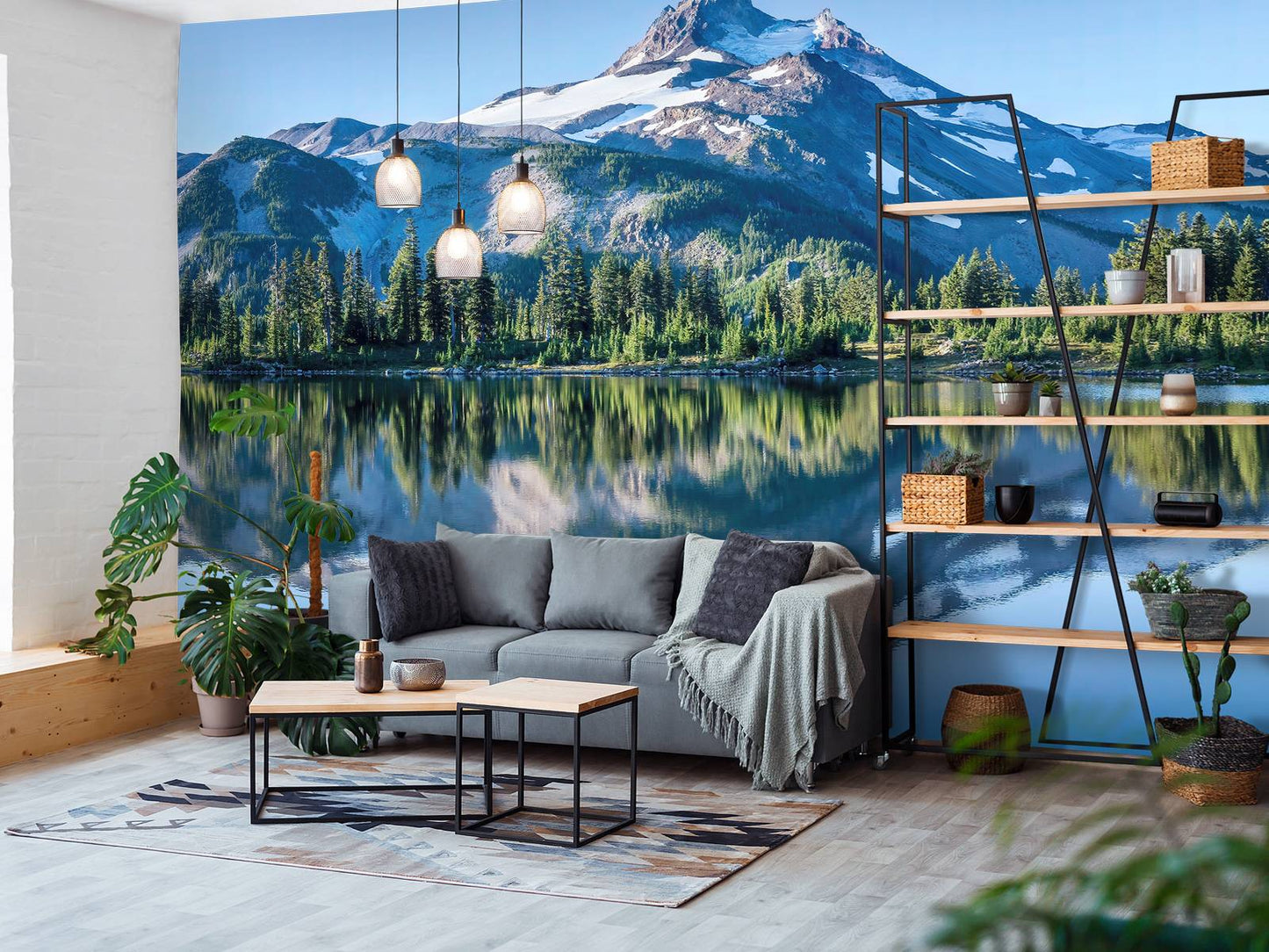 Fotobehang - bergen sneeuw