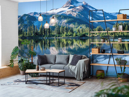 Fotobehang - bergen sneeuw