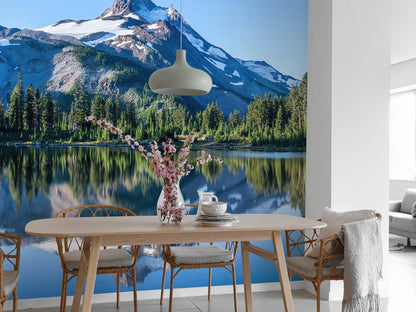 Fotobehang - bergen sneeuw