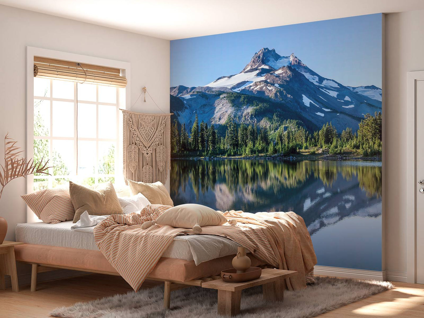 Fotobehang - bergen sneeuw