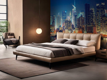 Fotobehang - Fotobehang - New York skyline in de nacht