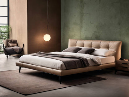 Fotobehang - Groen beton met vegen barsten